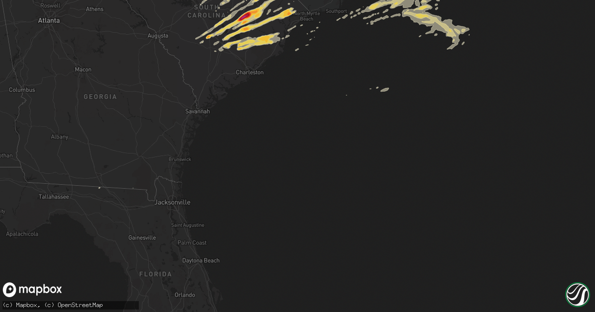 Hail map on April 16, 2011