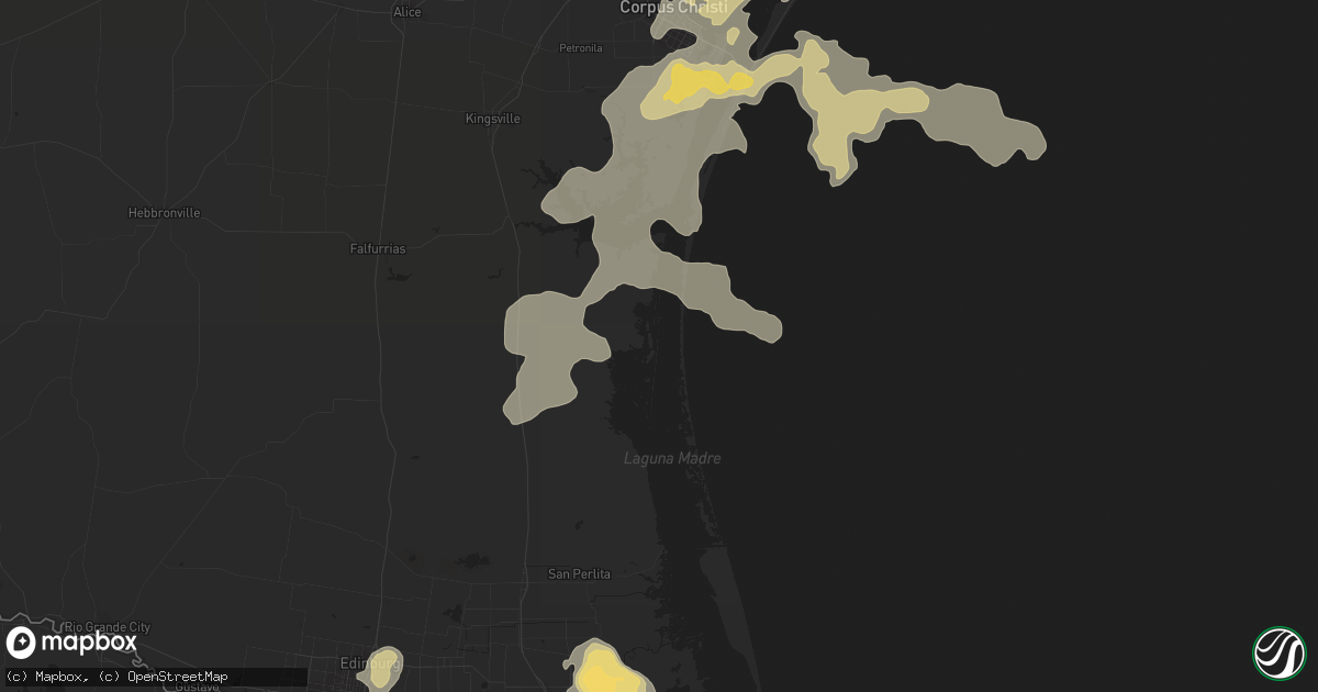 Hail map in Pharr, TX on April 16, 2012