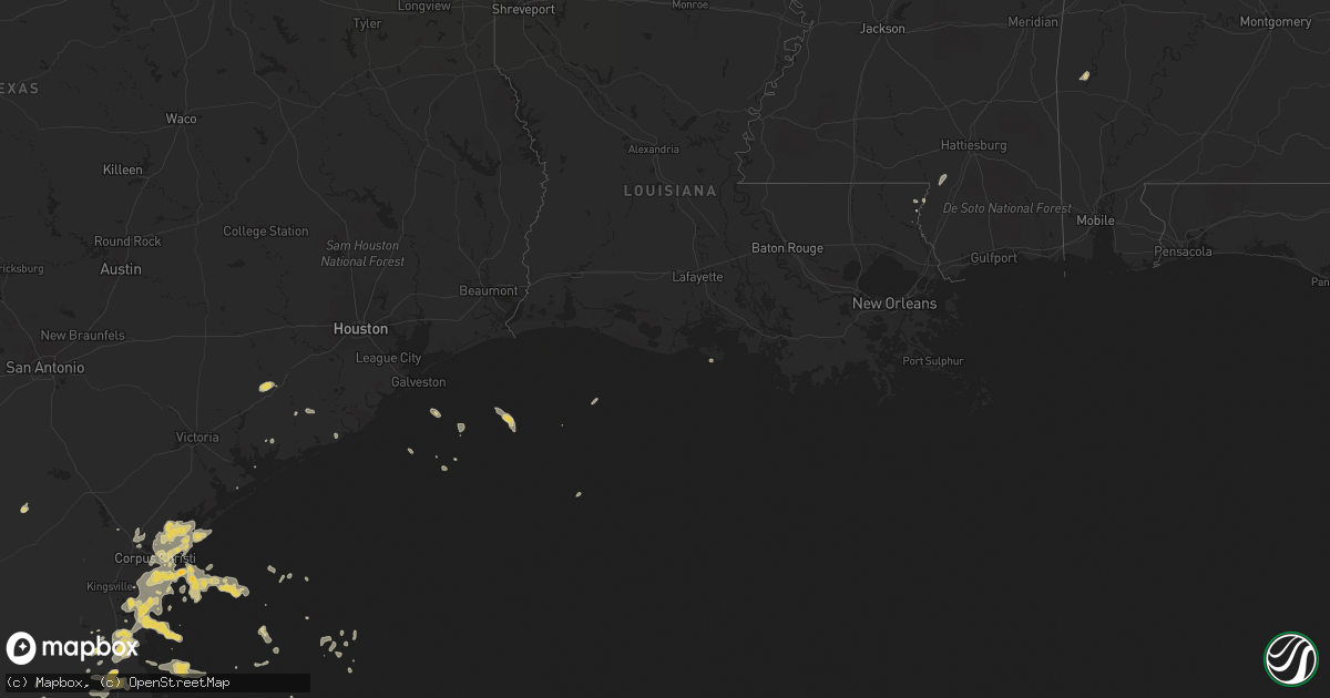 Hail map on April 16, 2012