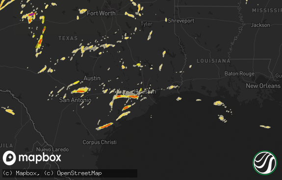 Hail map preview on 04-16-2015