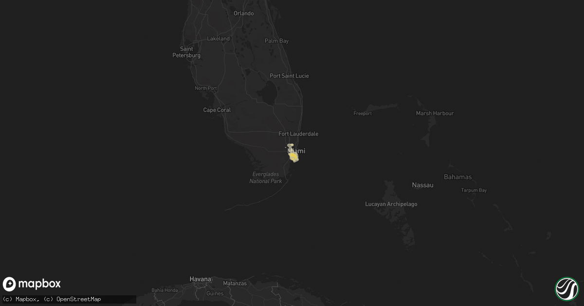 Hail map on April 17, 2011