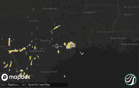 Hail map preview on 04-17-2016