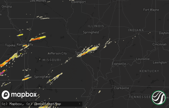 Hail map preview on 04-17-2019