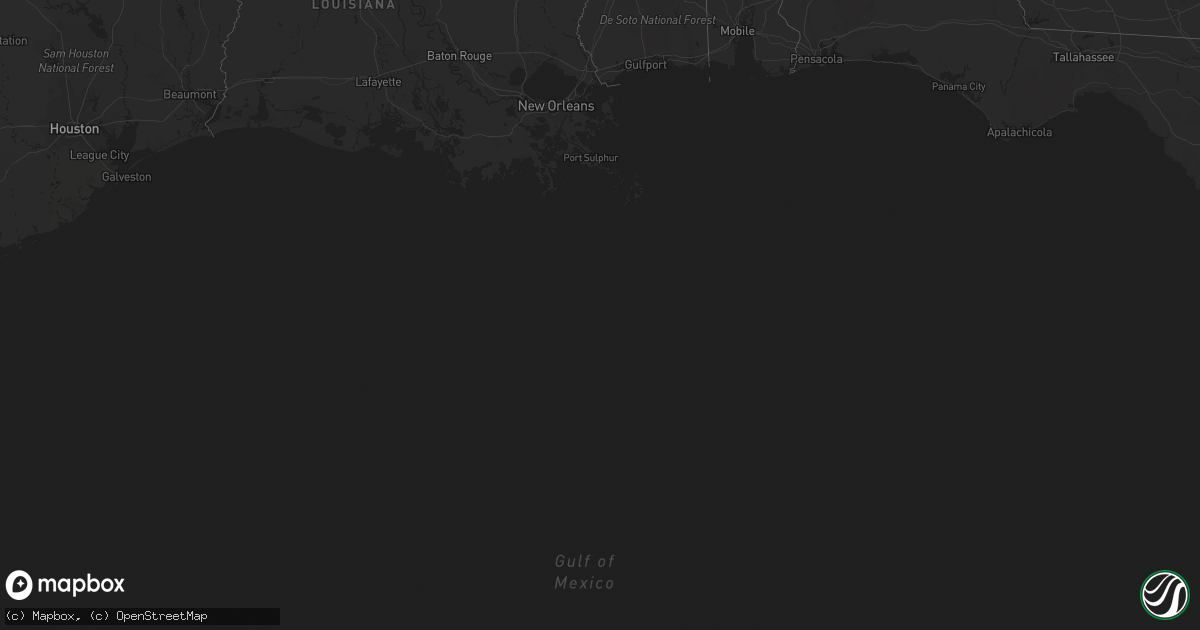 Hail map in Florida on April 17, 2021