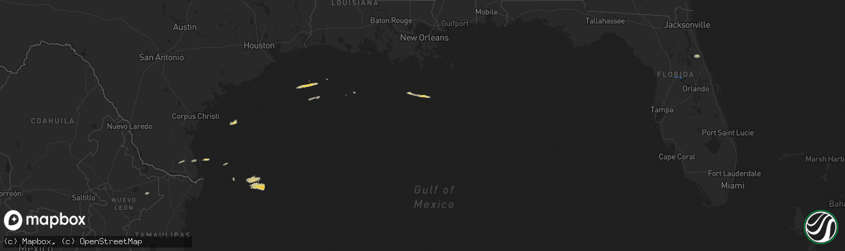 Hail map on April 17, 2021