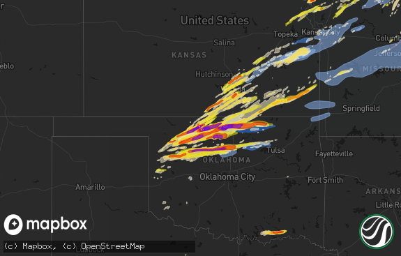 Hail map preview on 04-17-2026