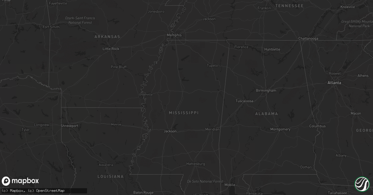 Hail map in Missouri on April 18, 2011