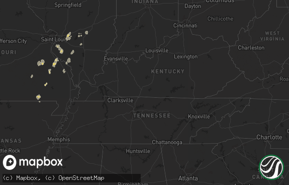 Hail map preview on 04-18-2013