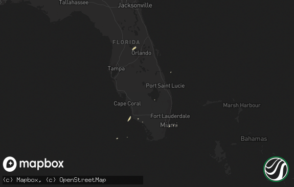 Hail map preview on 04-18-2014