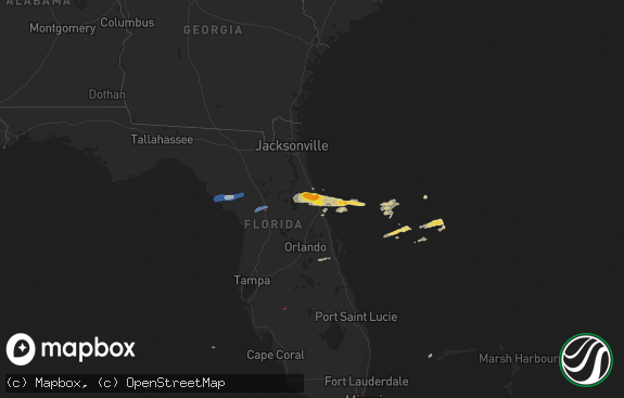 Hail map preview on 04-18-2021