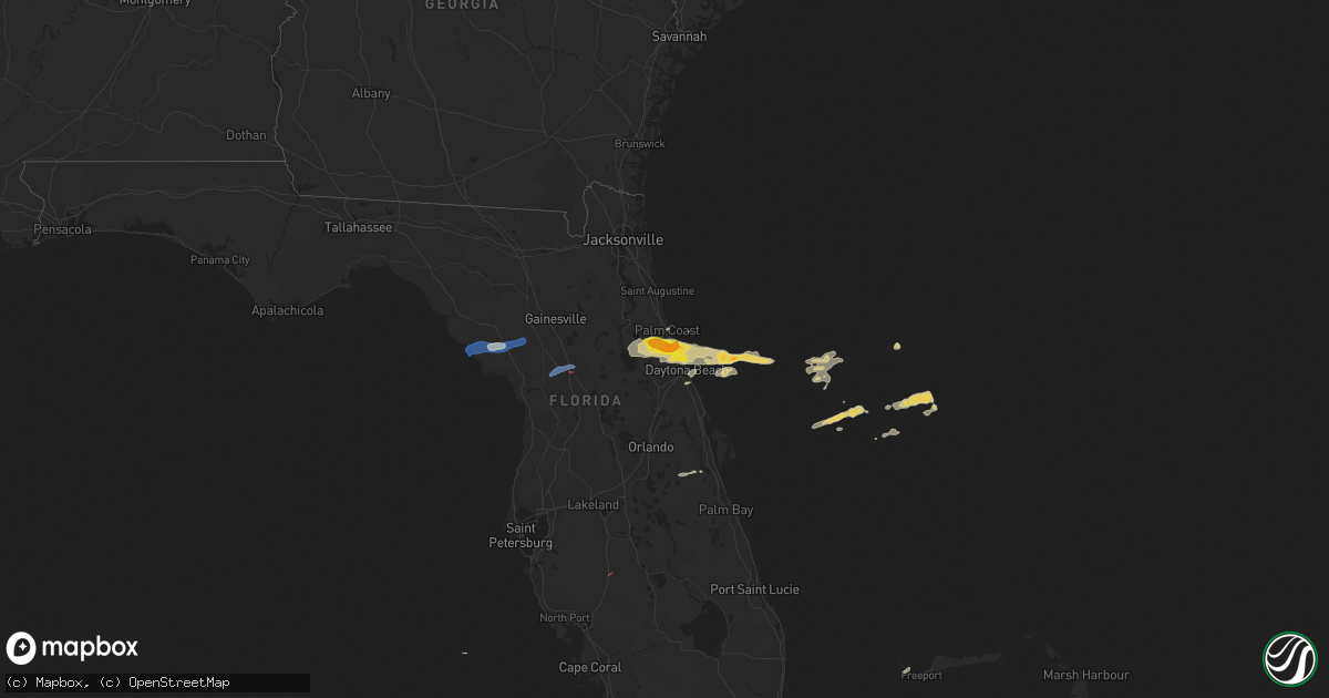 Hail map on April 18, 2021