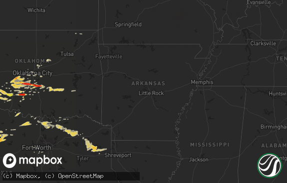 Hail map preview on 04-19-2012
