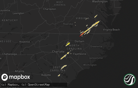 Hail map preview on 04-19-2013