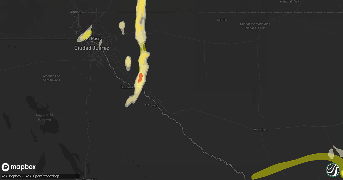 Hail map in Fort Hancock, TX on April 19, 2014