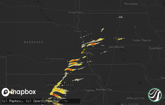 Hail map preview on 04-19-2017