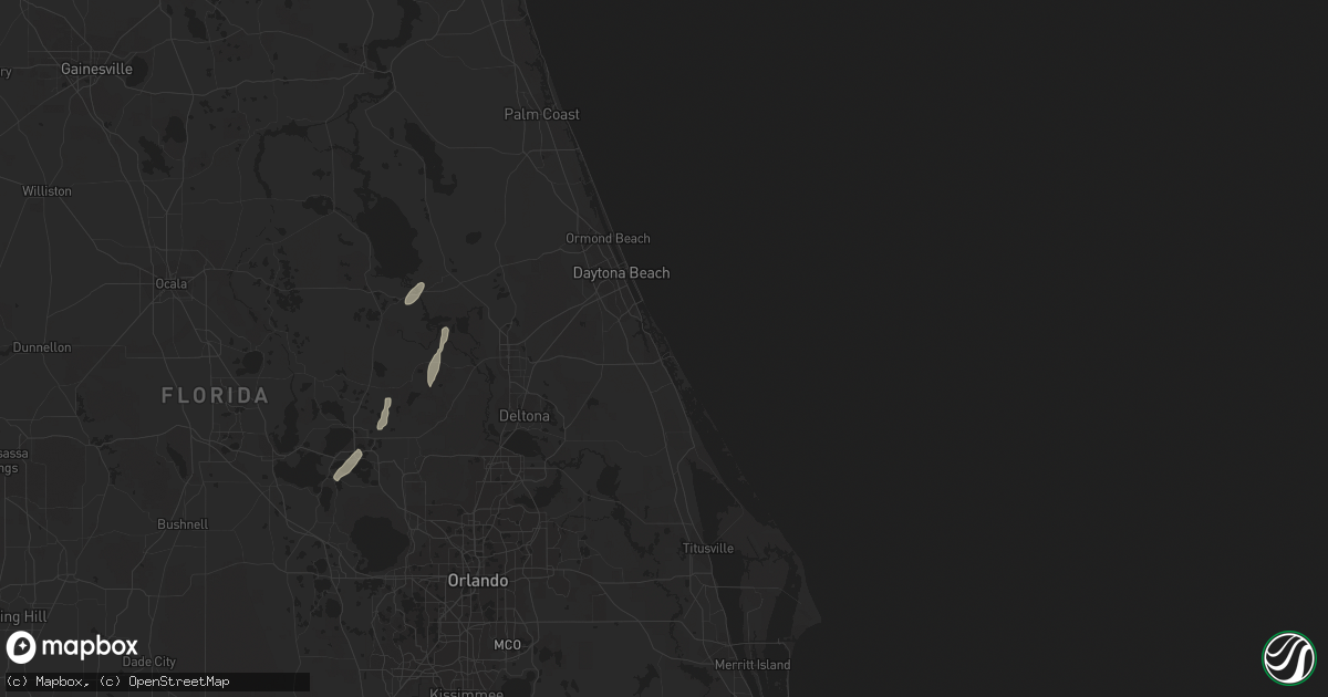 Hail map in Eustis, FL on April 19, 2019