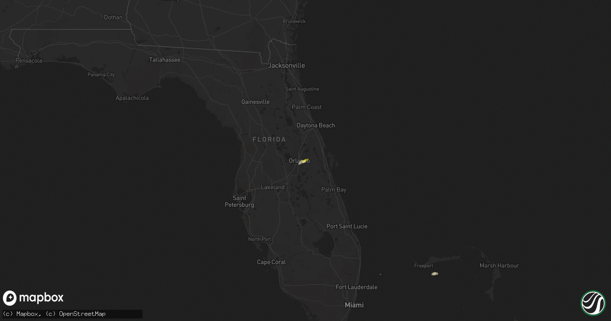 Hail map on April 19, 2021