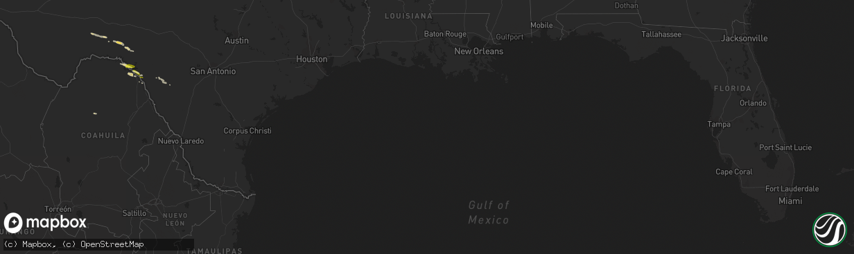 Hail map on April 19, 2022