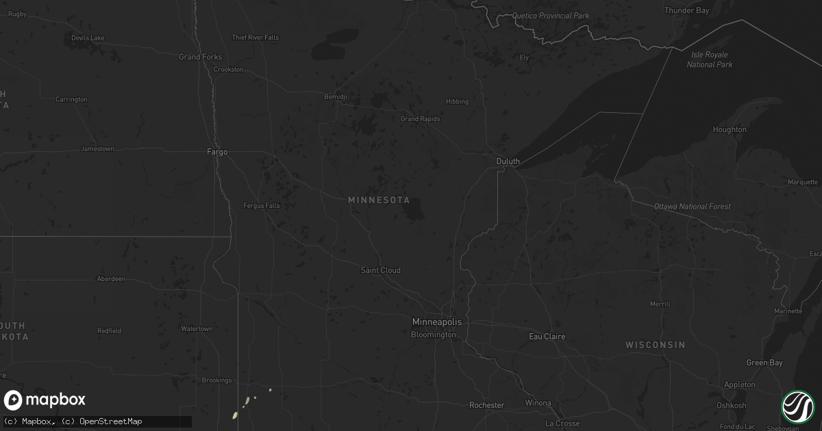 Hail Map in Minnesota on April 19, 2023 - HailTrace