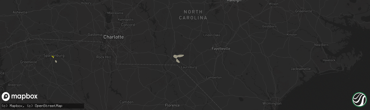 Hail map in Marston, NC on April 19, 2024