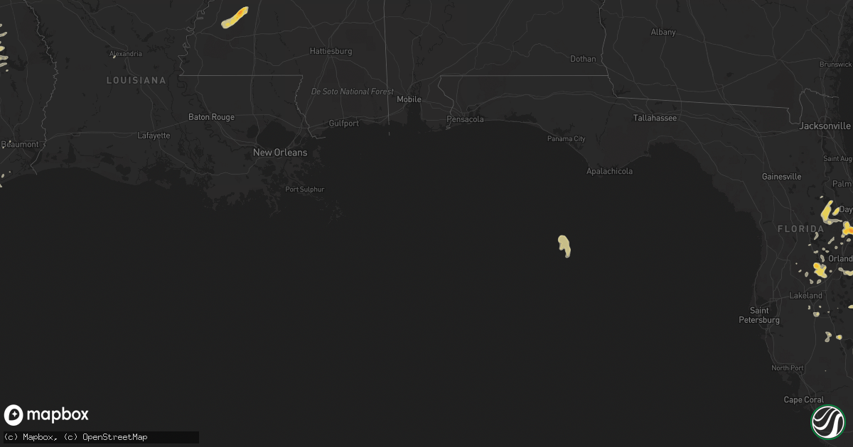 Hail map on April 20, 2012