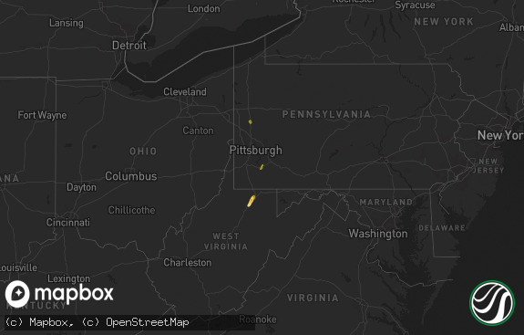 Hail map preview on 04-20-2019