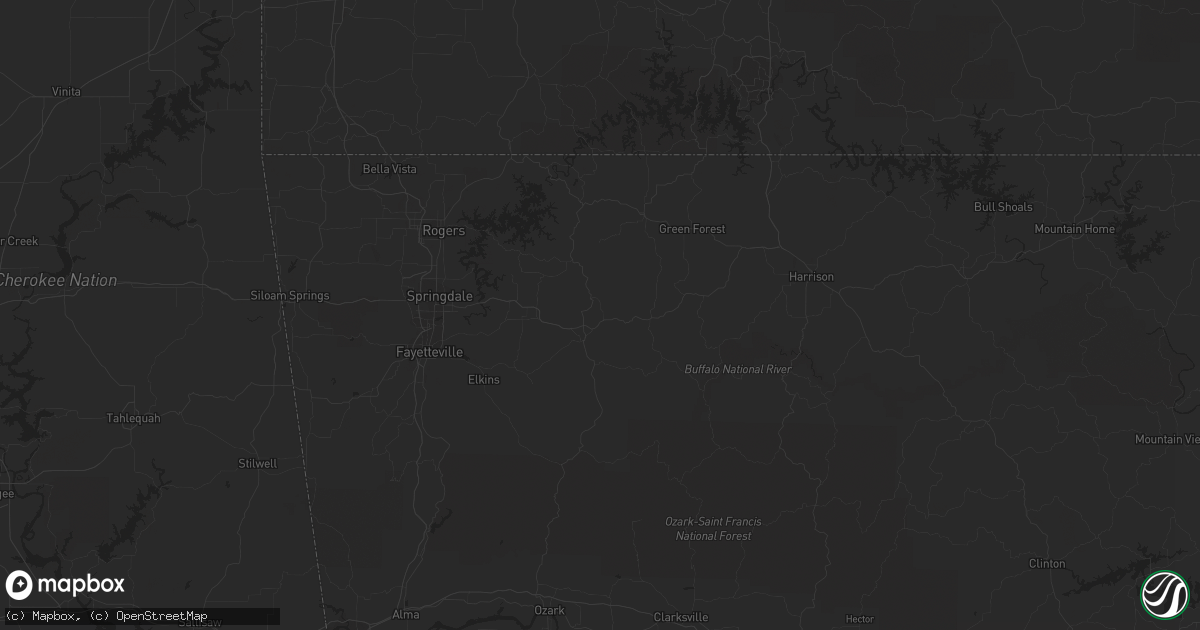 Hail map in Balch Springs, TX on April 20, 2023