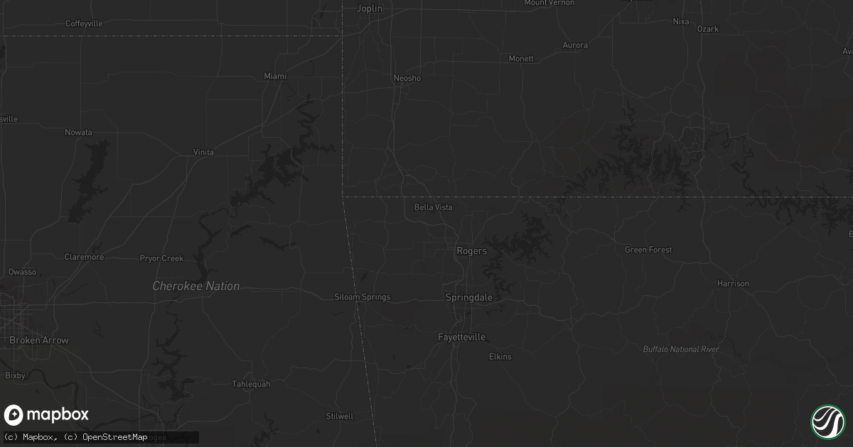 Hail map in Bonham, TX on April 20, 2023