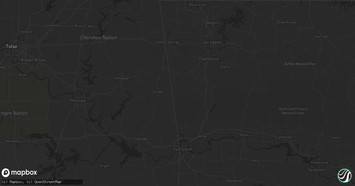 Hail map in Quincy, IL on April 20, 2023