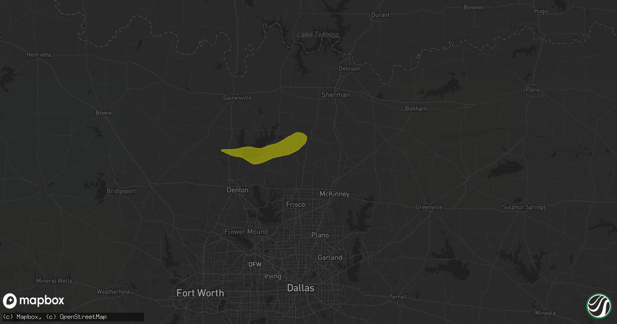 Hail map in Celina, TX on April 20, 2024