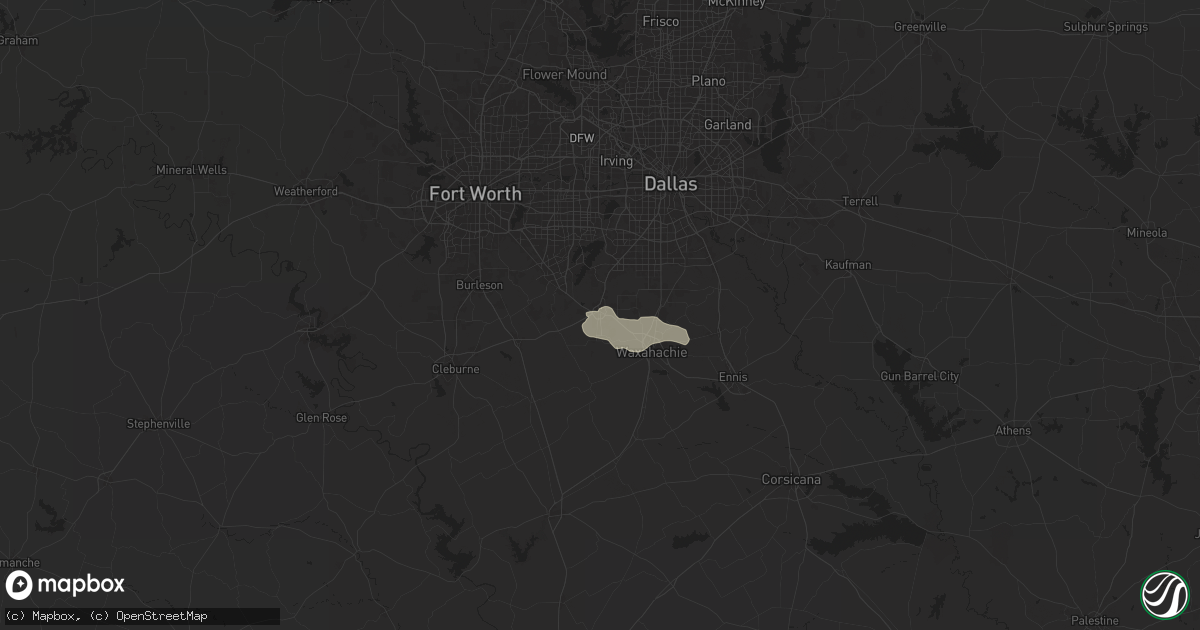 Hail map in Midlothian, TX on April 20, 2024