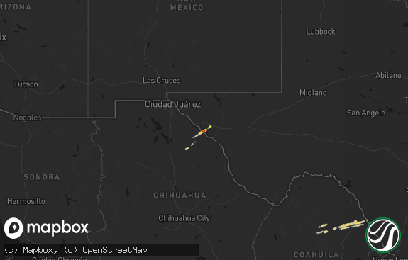 Hail map preview on 04-20-2026