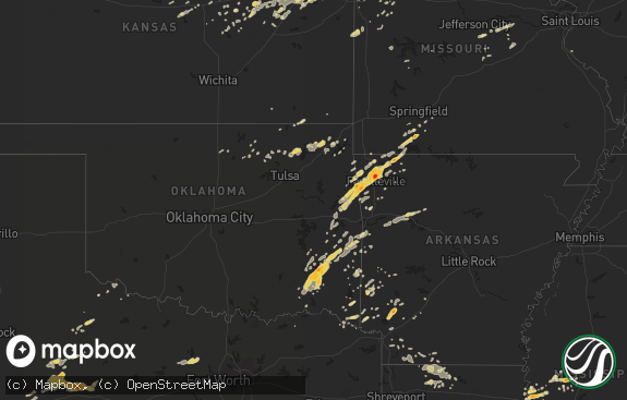 Hail map preview on 04-21-2011