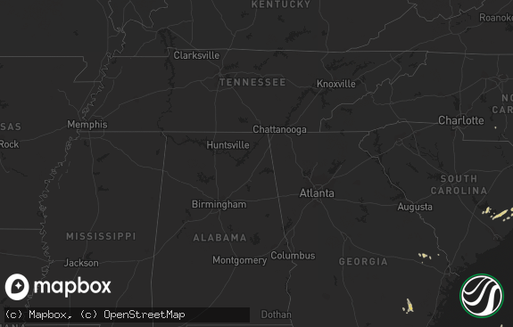 Hail map preview on 04-21-2012