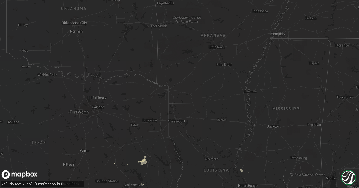 Hail map in Illinois on April 21, 2016
