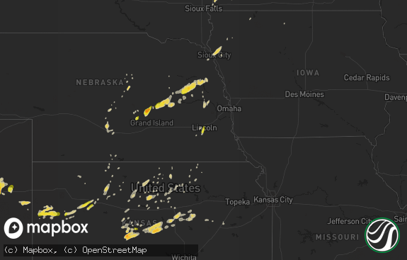 Hail map preview on 04-21-2019