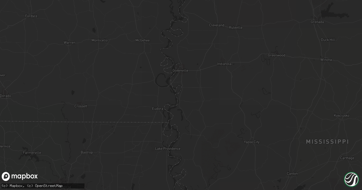 Hail map in Delmita, TX on April 21, 2023