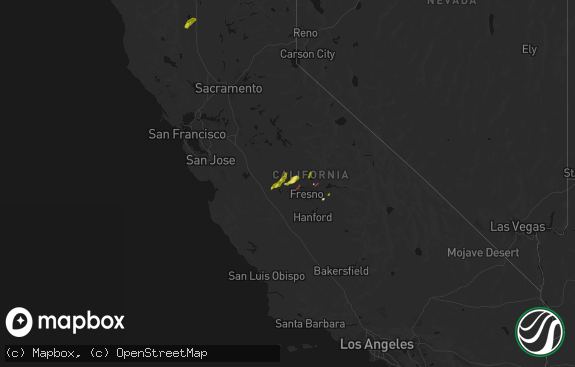 Hail map preview on 04-21-2026
