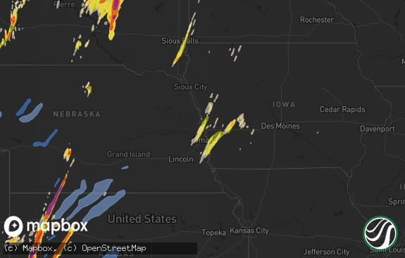 Hail map preview on 04-22-2022