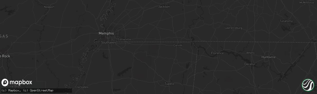 Hail map in Lohn, TX on April 22, 2023