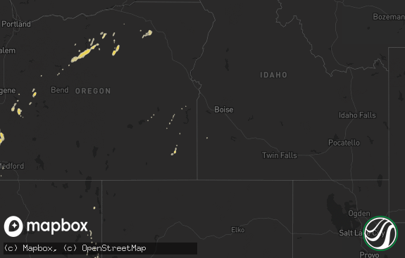 Hail map preview on 04-23-2012