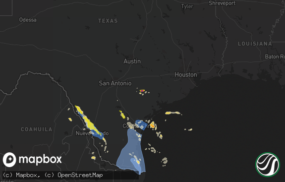 Hail map preview on 04-23-2023