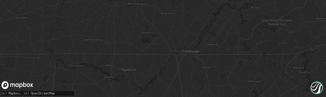 Hail map in Jeanerette, LA on April 24, 2013