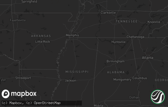 Hail map preview on 04-24-2013