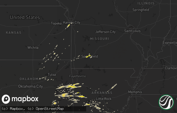 Hail map preview on 04-24-2014