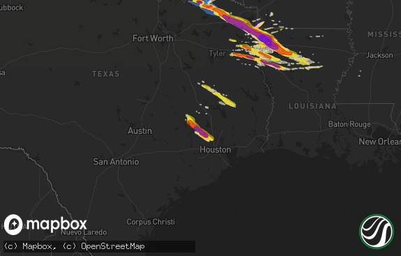 Hail map preview on 04-24-2020