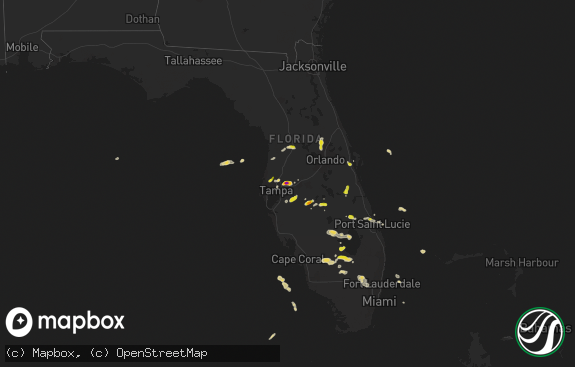 Hail map preview on 04-24-2023