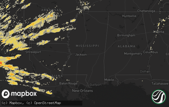 Hail map preview on 04-25-2011