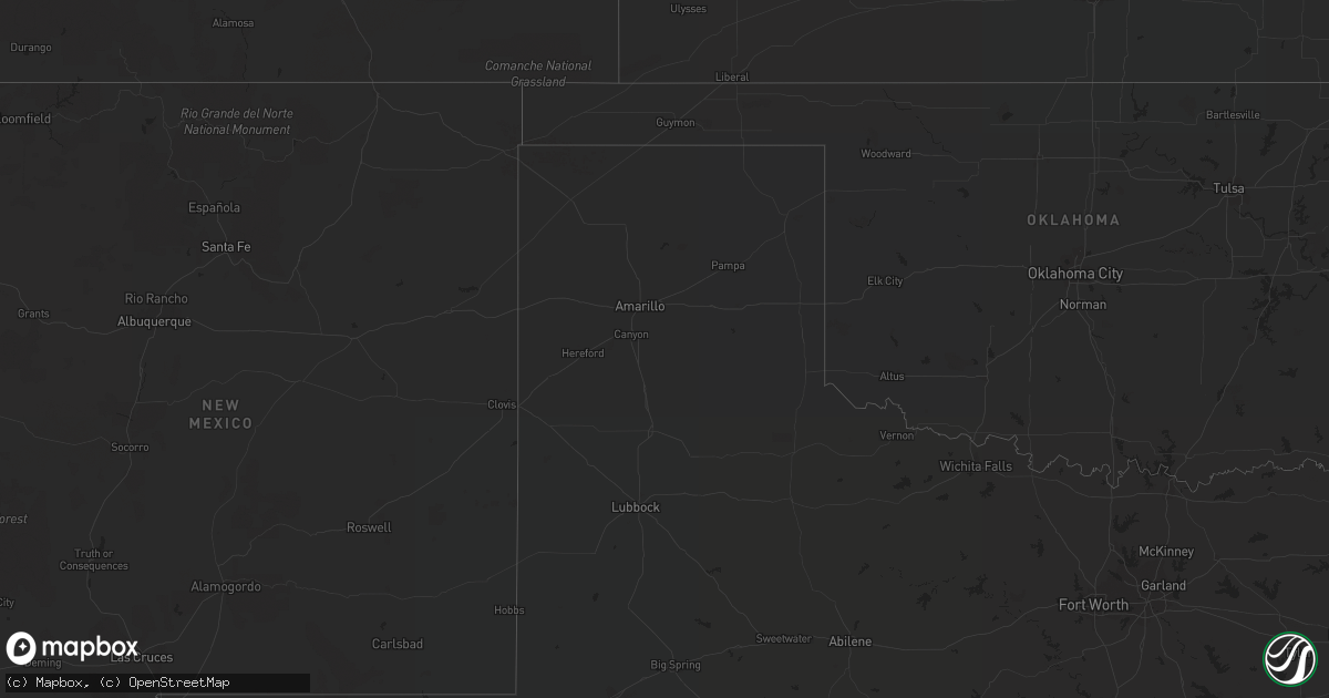 Hail map in Utah on April 25, 2019