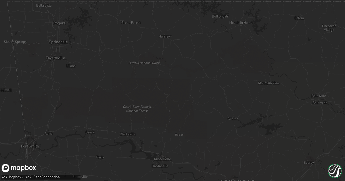 Hail map in Townsend, GA on April 25, 2023